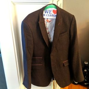Claudio Lugli premium wool pick lappel jacket